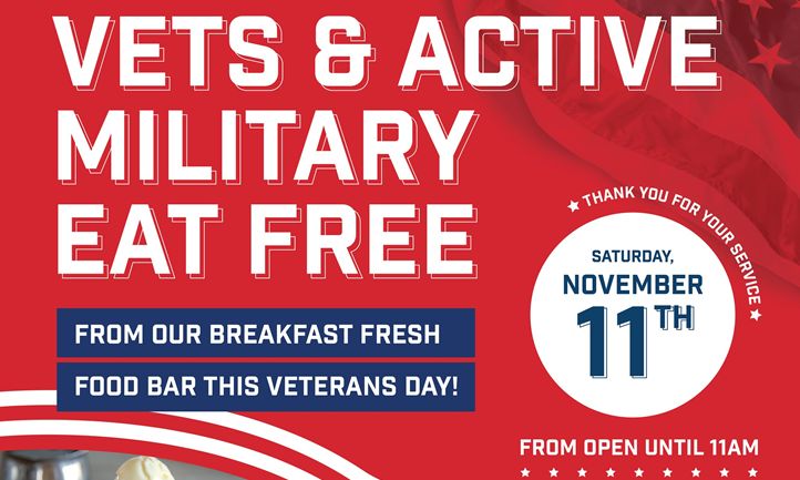 Shoney’s Set To Express Its Deepest Gratitude for Veterans and Troops on Their Special Day by Doing What It Does Best: Serving the Best Breakfast in Town for Free on Saturday, November 11, 2023