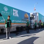 Egyptian humanitarians work nonstop at Rafah crossing to prepare aid trucks for Gaza