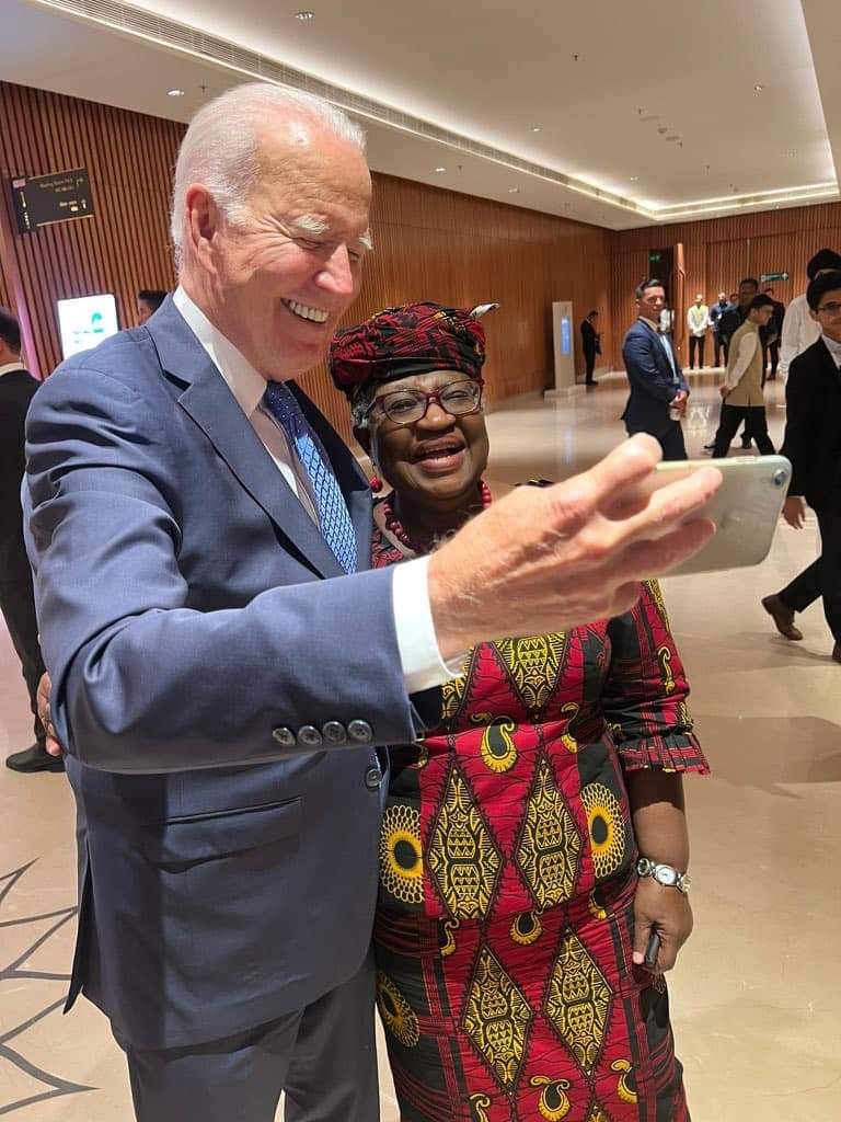 Dr Ngozi Okonjo-Iweala With President Biden