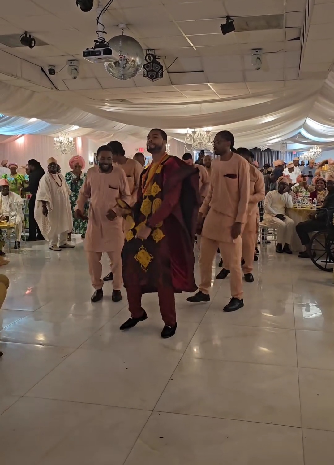 This American Groom Showed Up in Style For His Nigerian Bride!