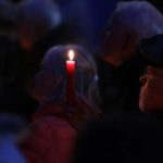 Crowds gather in Oxford city centre ahead of candlelit peace vigil