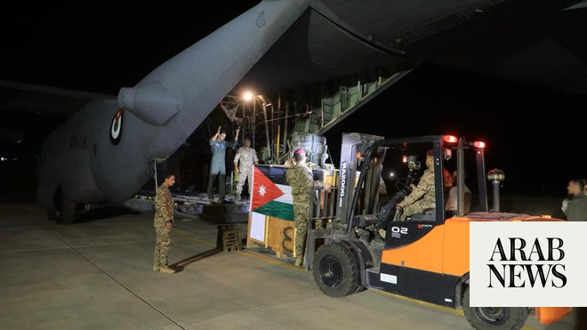 Jordan air-drops vital medical supplies on besieged Gaza