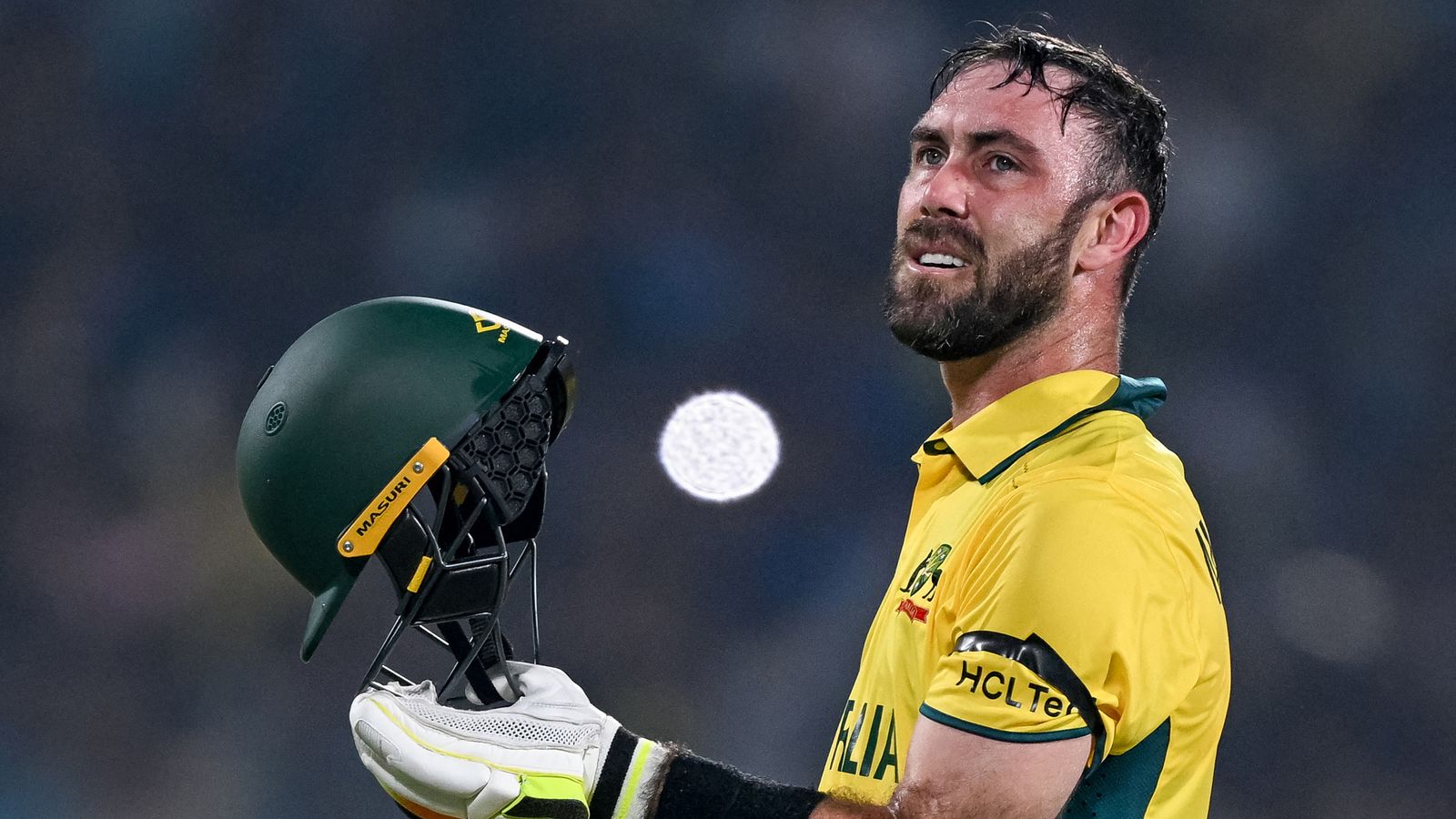 Glenn Maxwell: Australia all-rounder out of England World Cup match after falling off a golf cart | Cricket News | Sky Sports