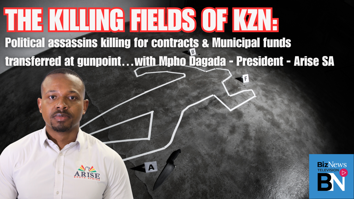 THE KILLING FIELDS OF KZN: Political assassins killing for contracts & Municipal funds transferred at gunpoint…