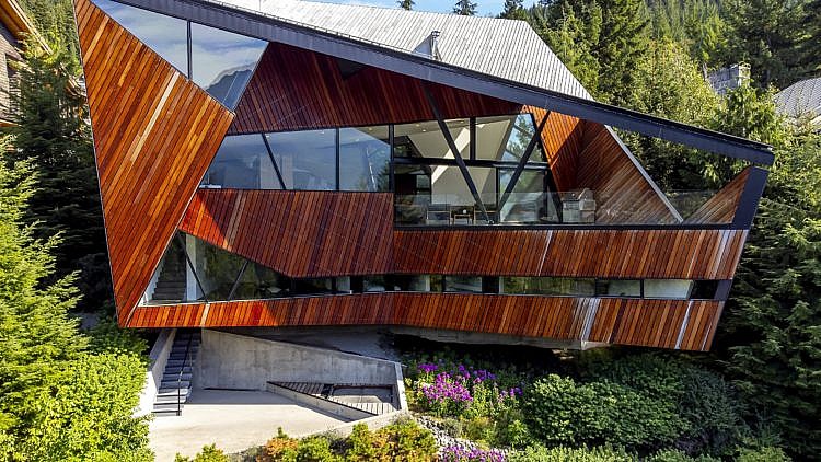 For $12.5 million, you can live in this origami-style Whistler chalet 