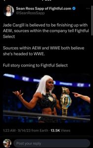 Is Jade Cargill Headed to WWE? A Shift That Could Launch Her as a Massive Star in Entertainment