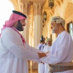 HRH the Crown Prince Meets with Omani Sultan in Muscat