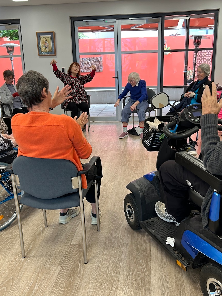 ‘Feeling feelings again’: Drama class gives aged care residents a chance to express themselves