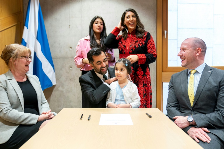 Scotland’s First Minister Humza Yousaf Reunites With In-Laws After Their Return From Gaza