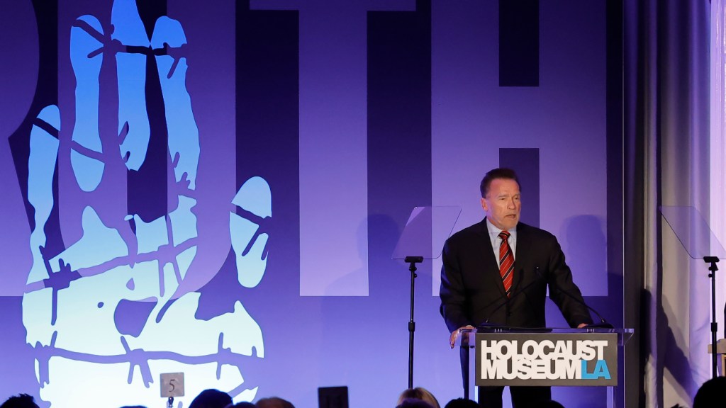 Arnold Schwarzenegger Honored By Holocaust Museum LA: “We Have to Speak Up and Confront” Antisemitism