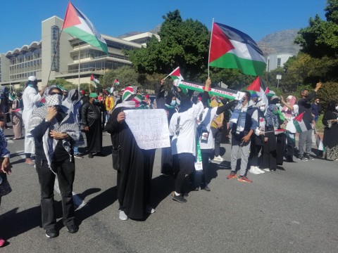 Hundreds in Cape Town march for Palestine