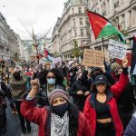 Pro-Palestine protest in Remembrance march in chaos as they realise Tube lines are shut