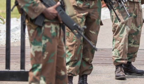 Alleged SANDF members recorded assaulting civilian