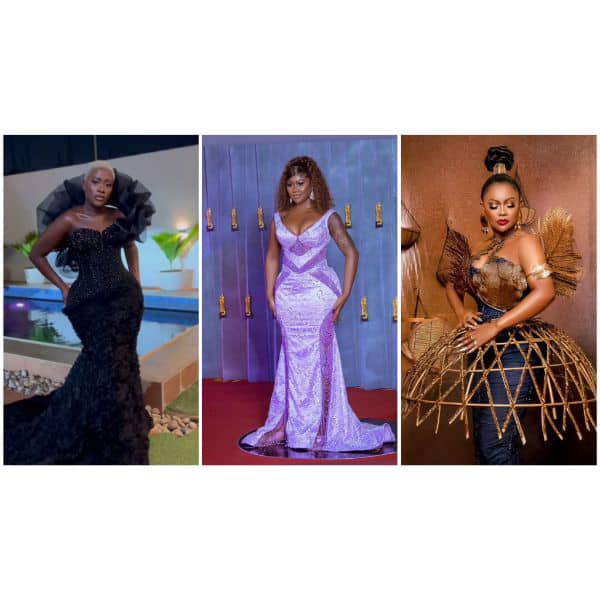 Ghana Girls Are Pretty – Peeps Gush Over Glamorous Looks Of Salma Mumin, Nana Ama Mcbrown, Fella Makafui And Other To Emy Africa Awards