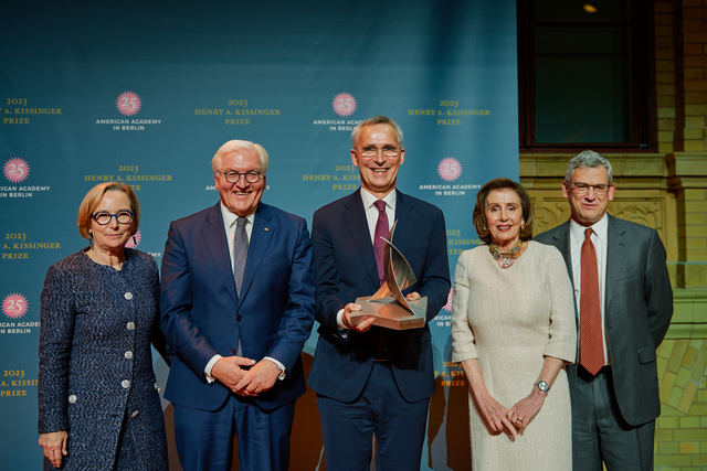 NATO Secretary General Jens Stoltenberg
Receives the American Academy in Berlin’s 
2023 Henry A. Kissinger Prize