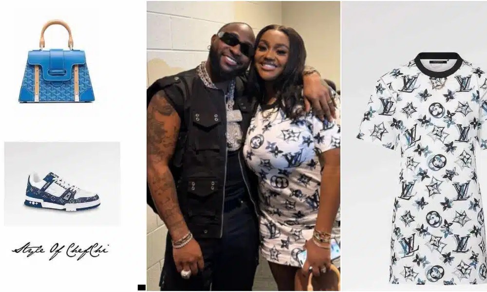 Entertainment: N280 Million Outfit Chioma Wore To Davido’s AWAY Concert In Atlanta Causes Outrage