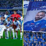 Al Hilal show their support to Neymar with stunning fan display and squad gesture following knee injury