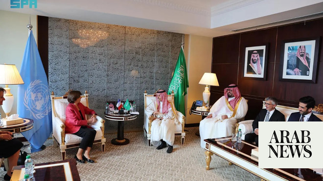 Saudi foreign minister holds talks with French and Polish counterparts in New York