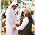 PM meets Qatar emir, officials mum on ex-Navy men’s issue