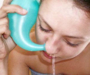 Gargling, rinsing nasal passages with saline solution may ease COVID-19 symptoms