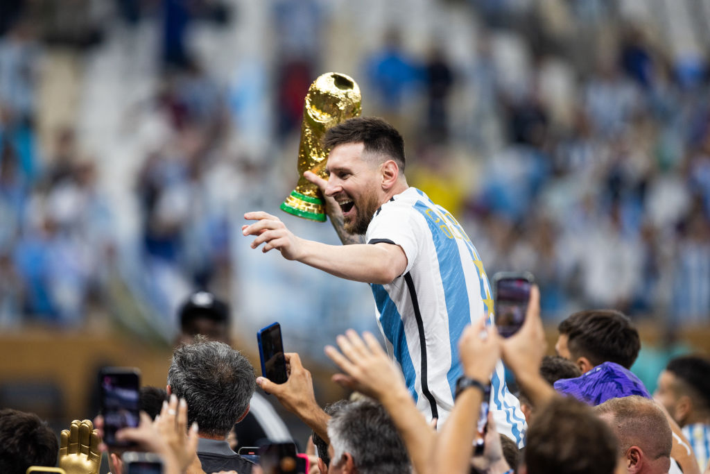 Got £8m to splash? How about buying six Lionel Messi World Cup shirts