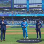 Sri-lanka wins the toss and elected to bowl first against India in Mumbai