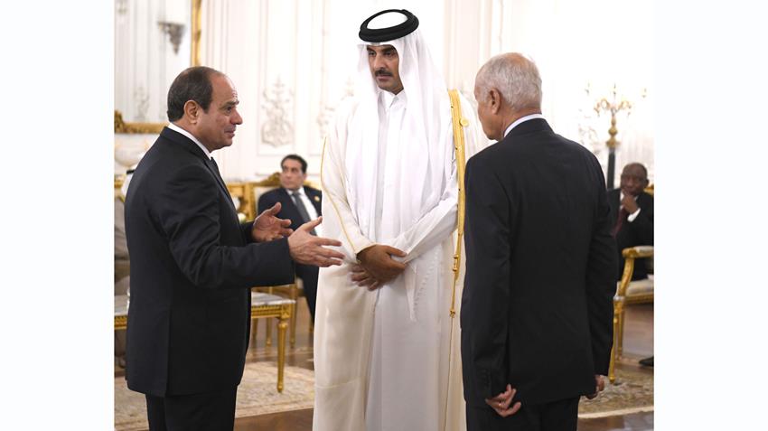 Egypt’s Presidency explains reason for Emir of Qatar leaving Cairo Peace Summit