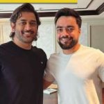 World Cup 2023: Rashid Khan meets MS Dhoni in Chennai ahead of Afghanistan’s crucial group clash against Pakistan