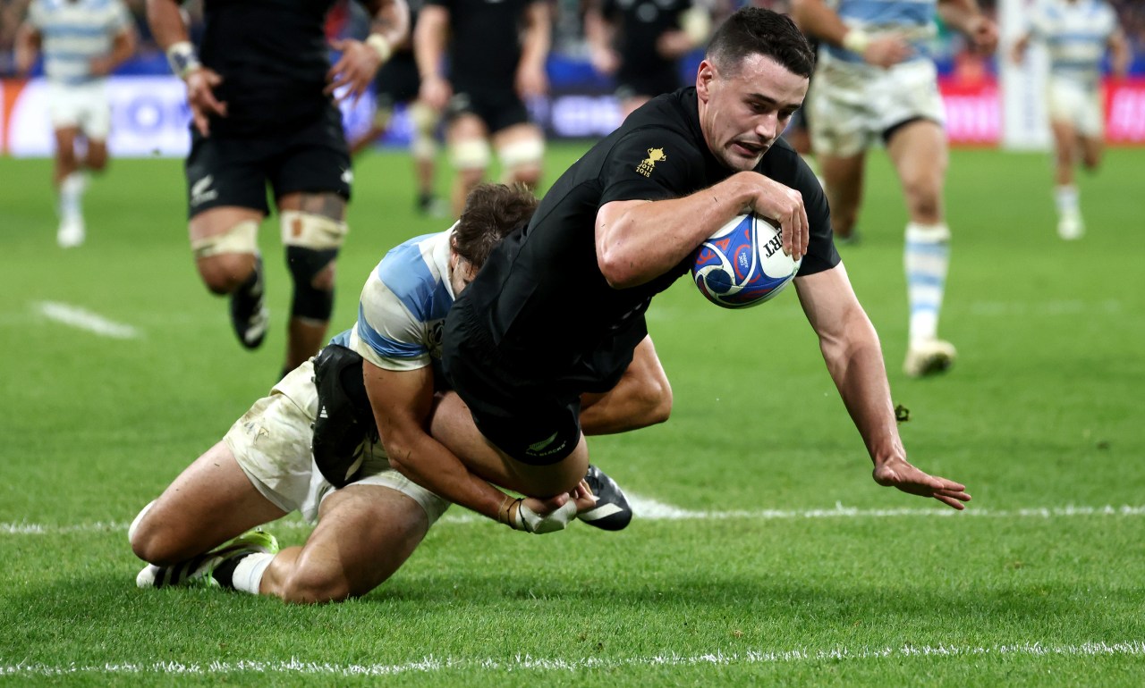 RWC 2023: All Blacks march into Rugby World Cup final with ruthless Pumas culling