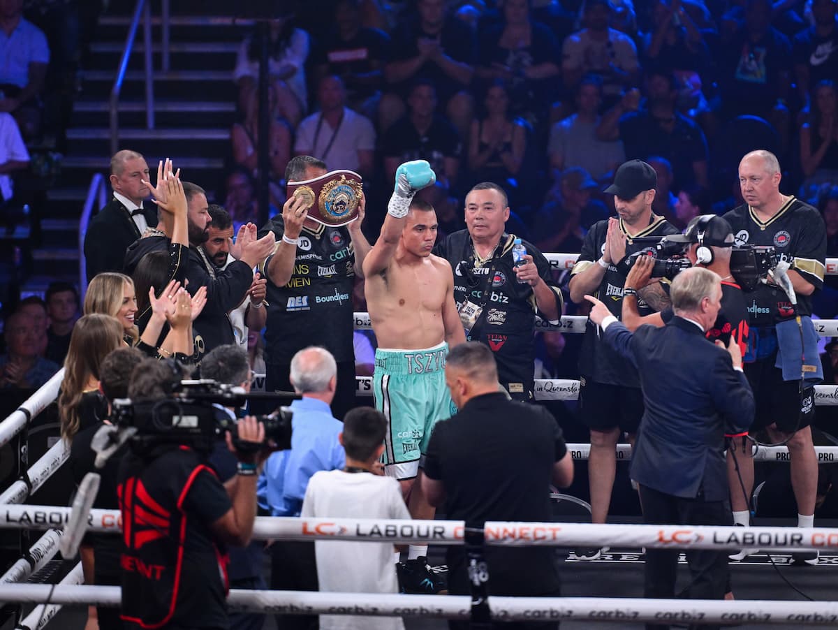 Best Shots: Tim Tszyu retains world title by decision against Brian Mendoza