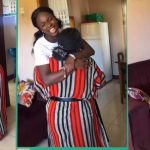 “Mummy’s Little Girl Forever”: Strong Woman Carries Daughter Like Baby as She Returns from America