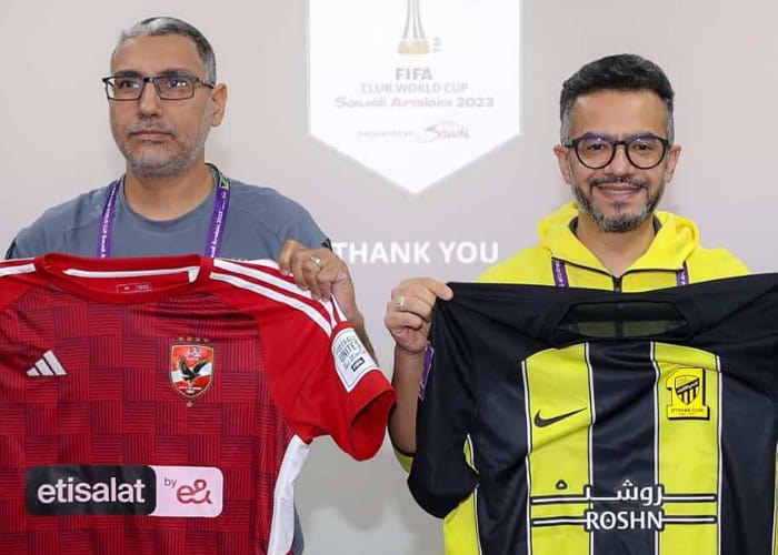 Al Ahly in Traditional Kit, Al-Ittihad in Stripes for the 2023 FIFA Club World Cup