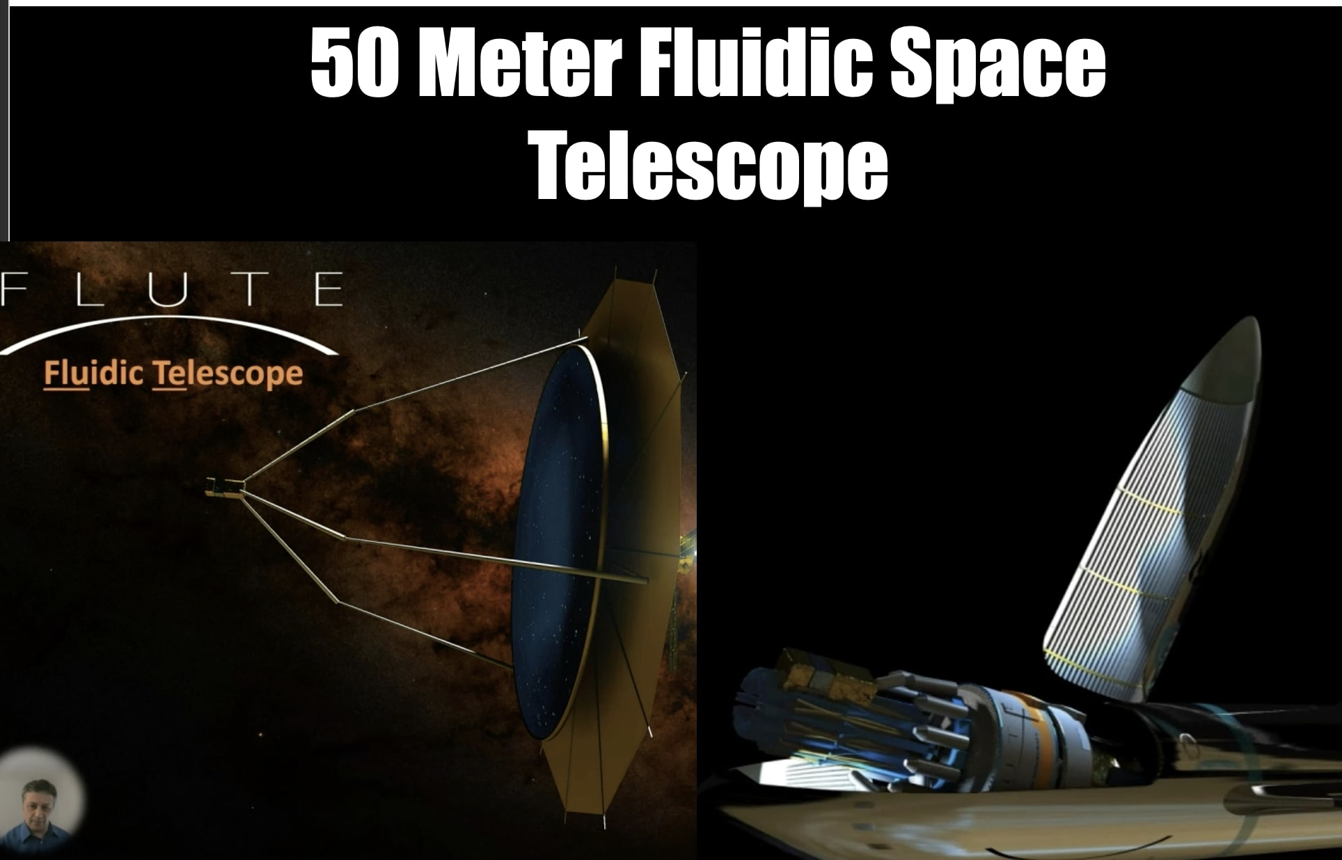 50 Meter Fluidic Space Telescope