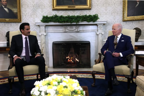 Biden speaks with Qatari emir about Gaza hostage release, aid efforts as war expected to shift gears