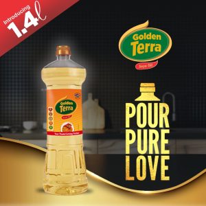 Golden Terra Soya Oil Launches 1.4 Litre PET Bottle