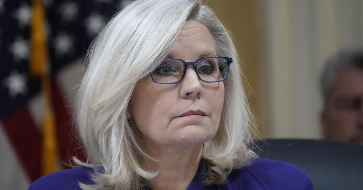 Abcarian: Read Liz Cheney’s book and weep. America’s democracy hangs on the details.