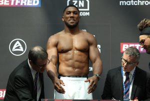 Anthony Joshua vs Otto Wallin weigh-in video