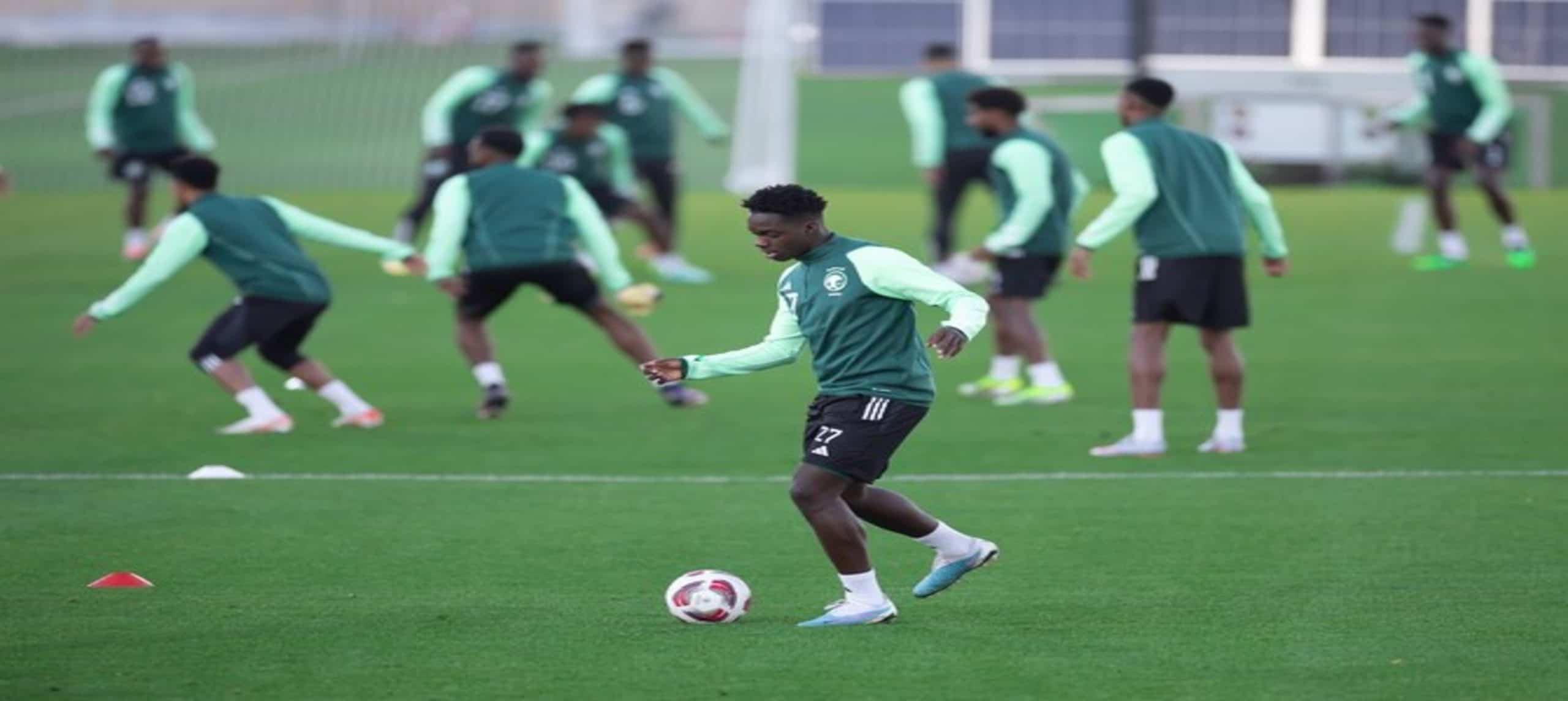 Saudi National Football Team is in Qatar for Asia Cup 2nd Round