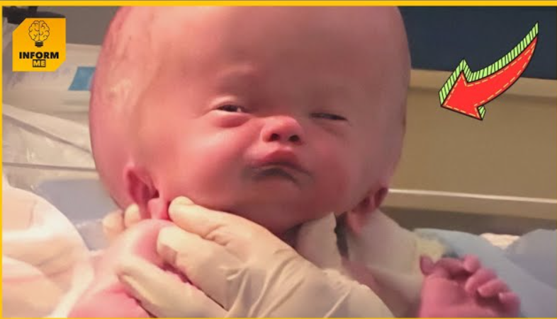 Baby was born with a HUGE HEAD, so Their Parents Decided to do The Unexpected