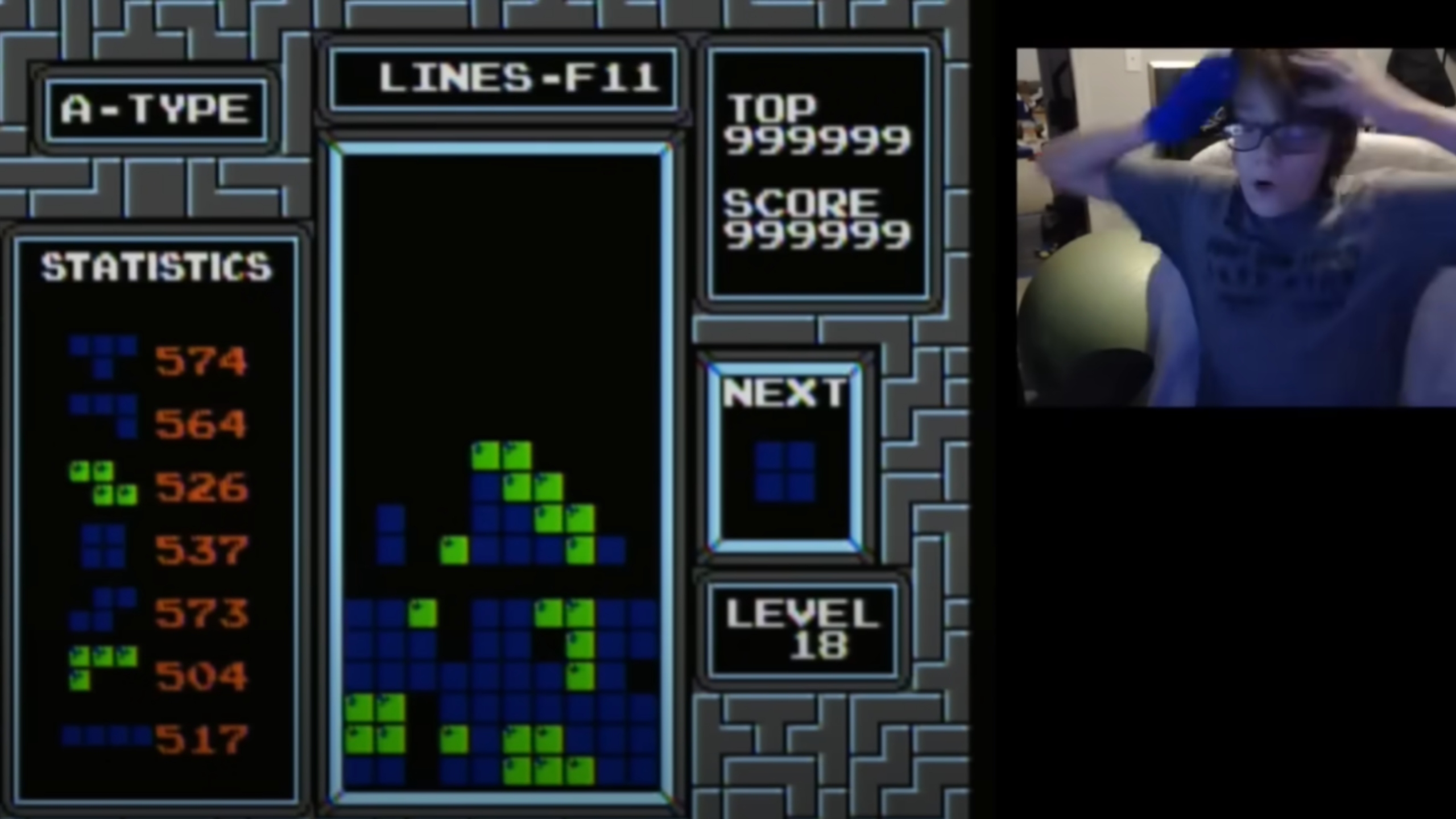 13-year-old streamer becomes the first human to beat NES Tetris