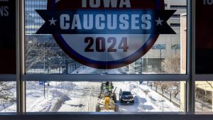 Trump’s grip on Republican politics is put to the test in ice-cold Iowa caucuses