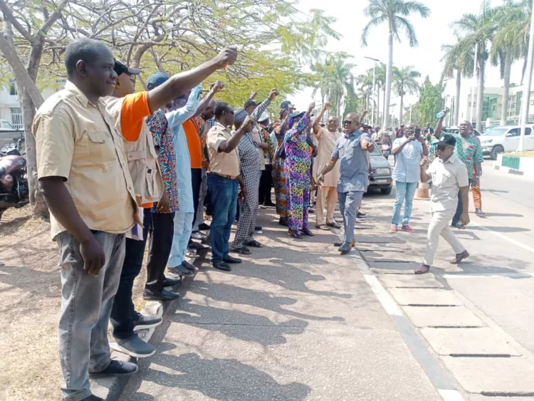 BREAKING: Protest rocks FCTA over Tinubu’s posting of new permanent secretary