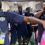 JUST IN: Super Eagles in joyous mood as they arrive stadium for AFCON match [VIDEO]