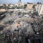 Unguided ‘dumb bombs’ used in almost half of Israeli strikes on Gaza