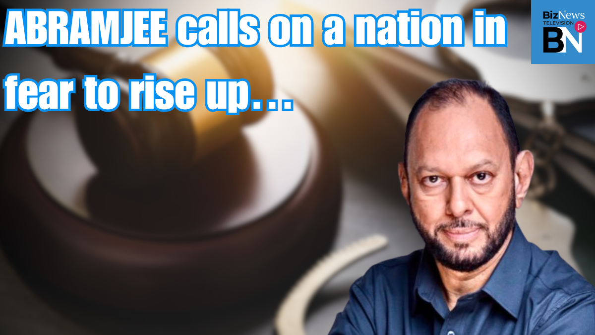 Abramjee calls on a nation in fear to rise up…