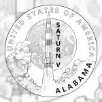 Saturn V moon rocket art revealed for 2024 American Innovation $1 coin