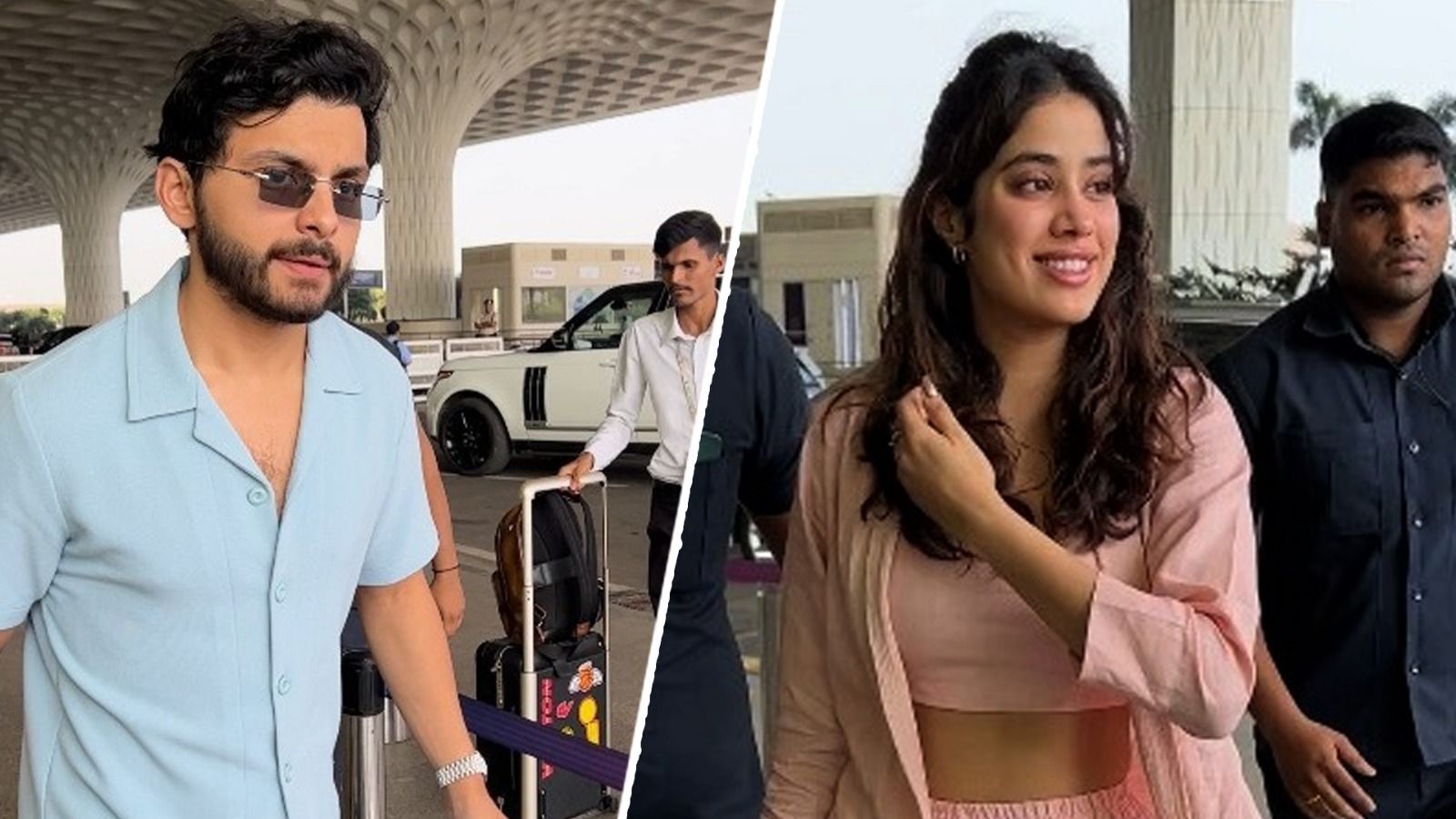 Rumoured couples Janhvi Kapoor-Shikhar Pahariya, Khushi Kapoor-Vedang Raina return from NY vacation