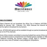 DSTV Will Not Be Showing AFCON 2024 Matches On Supersports Channels