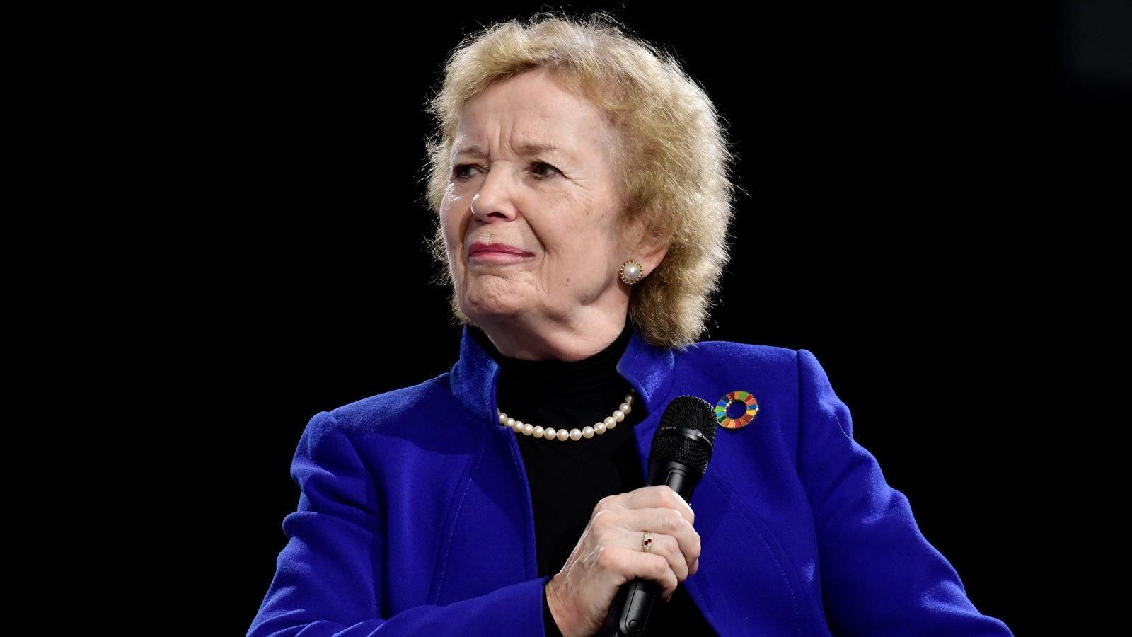 Mary Robinson claims COP28 talks being held ‘hostage’