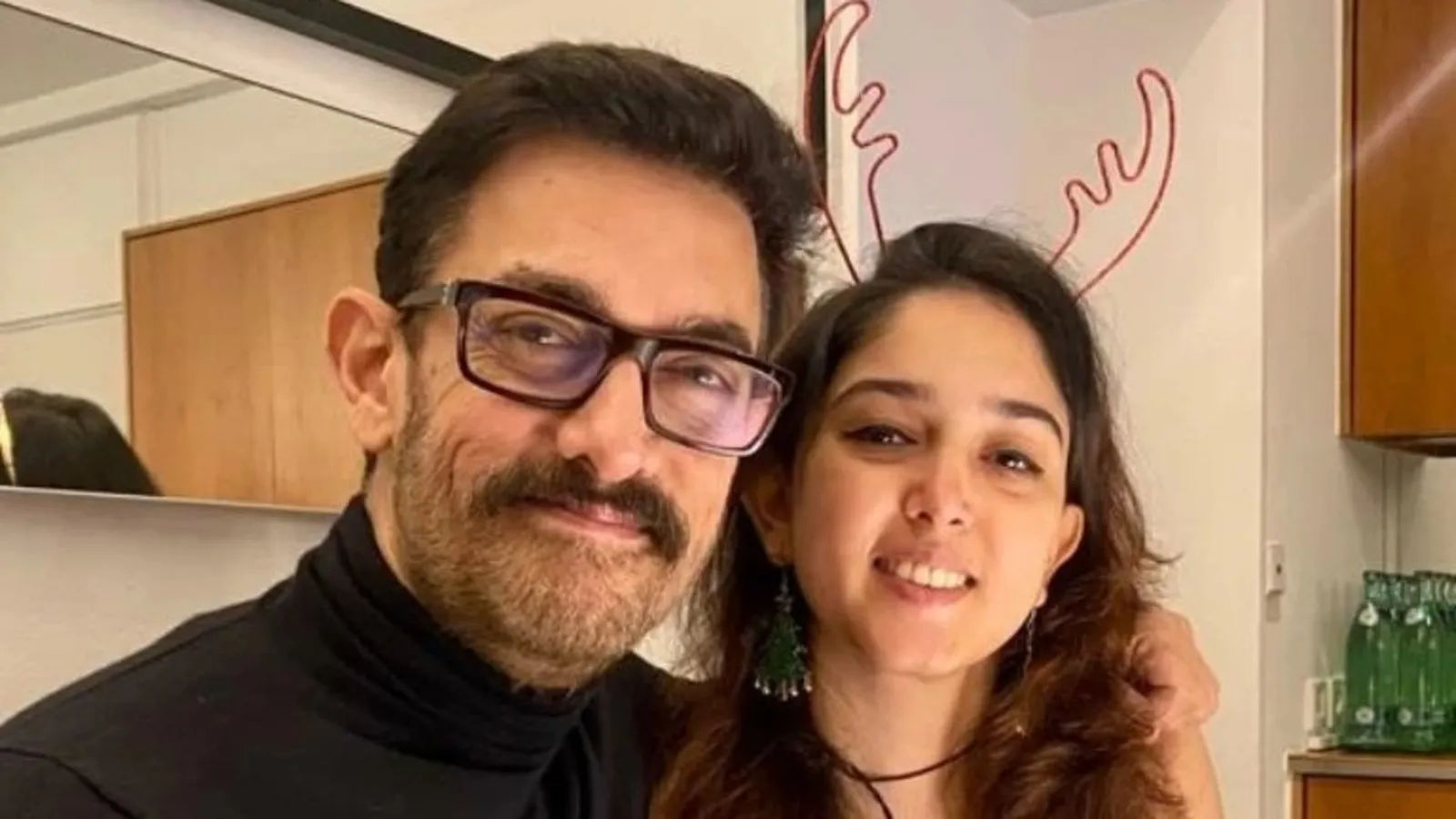 Aamir Khan decks up his house with lights ahead of Ira Khan-Nupur Shikhares wedding | Watch